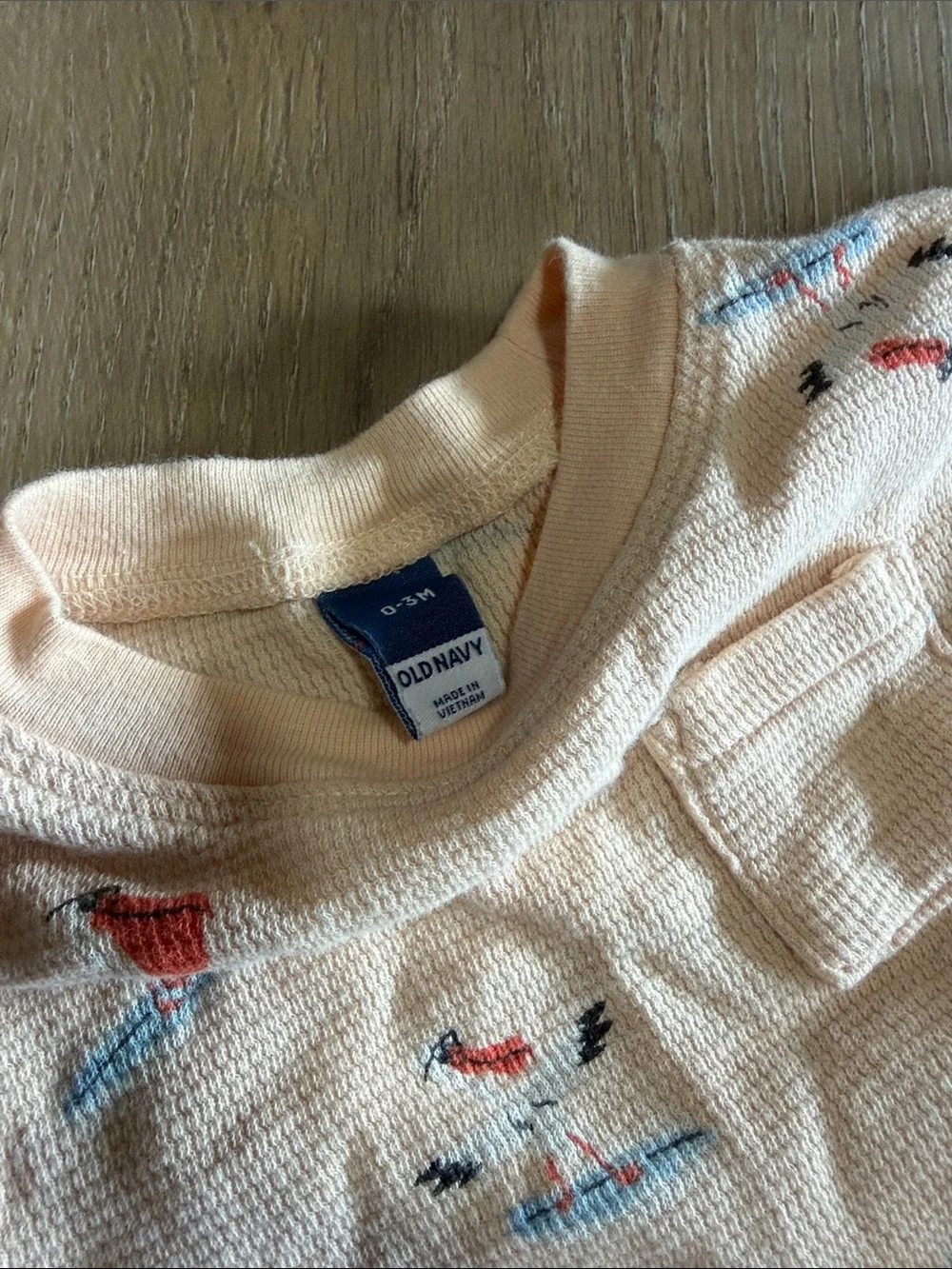 Old Navy matching waffle knit set|size 0-3M